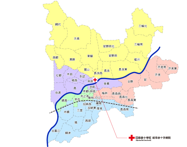 連携医療機関 岐阜市内MAP