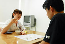栄養相談の様子